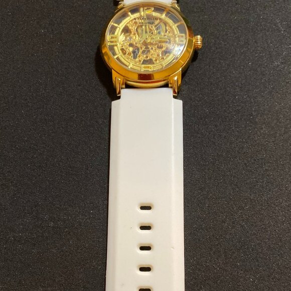 LOOK !!…NO BATTERY…Stuhrling Original Skeleton Men's Automatic Watch - Picture 4 of 6